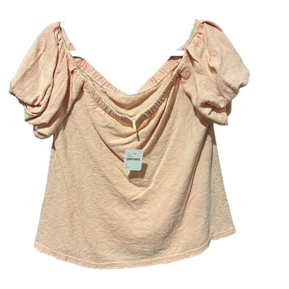 Free People Puff Sleeve Top - Never worn